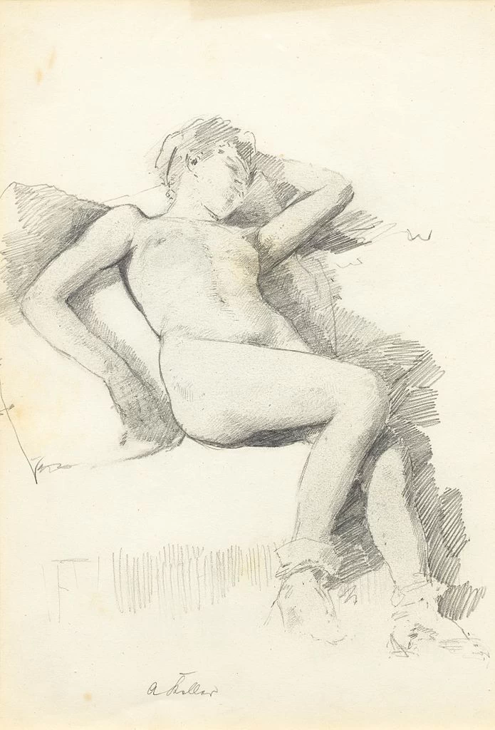 Nudo femminile sdraiato
